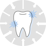 EXポリリン酸のコーティング効果でエナメル質が薄い繊細な日本人の歯にも優しい処方でアメリカ水準のホワイトニングを実現
